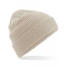Czapka zimowa z bawełny organicznej - mod. B50:Sand, 100% bawełna, One Size